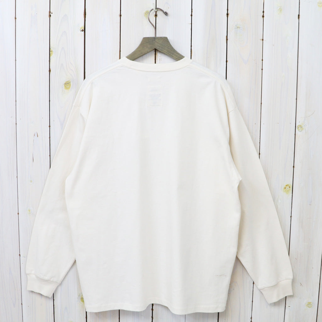 nanamica : OOAL Graphic L/S Tee (Ivory)