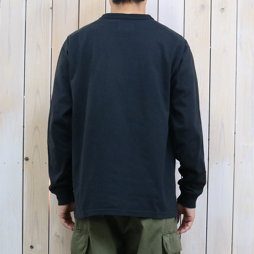 THE NORTH FACE PURPLE LABEL : 8oz Field Long Sleeve Pocket Tee (Black)