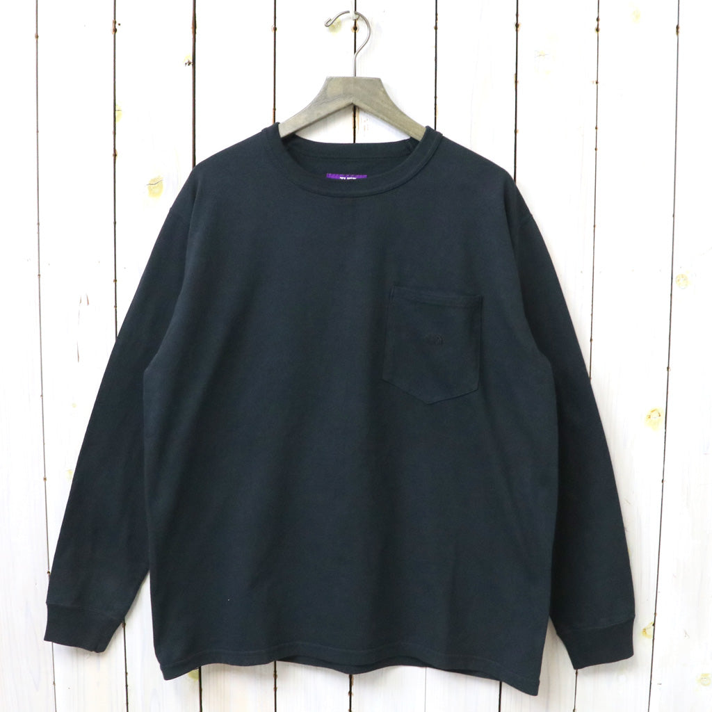 THE NORTH FACE PURPLE LABEL : 8oz Field Long Sleeve Pocket Tee (Black)