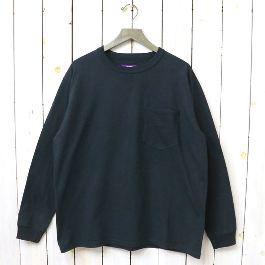 THE NORTH FACE PURPLE LABEL : 8oz Field Long Sleeve Pocket Tee (Black)