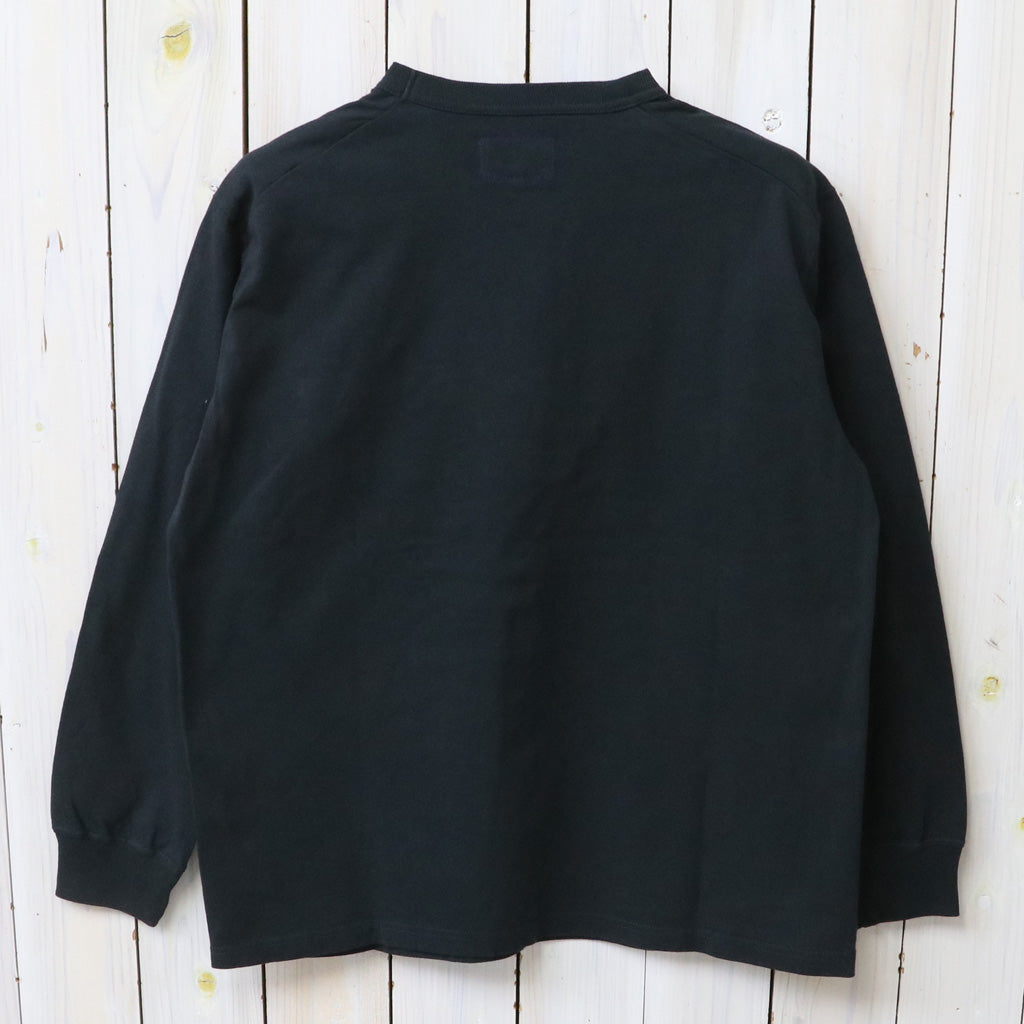THE NORTH FACE PURPLE LABEL : 8oz Field Long Sleeve Pocket Tee (Black)