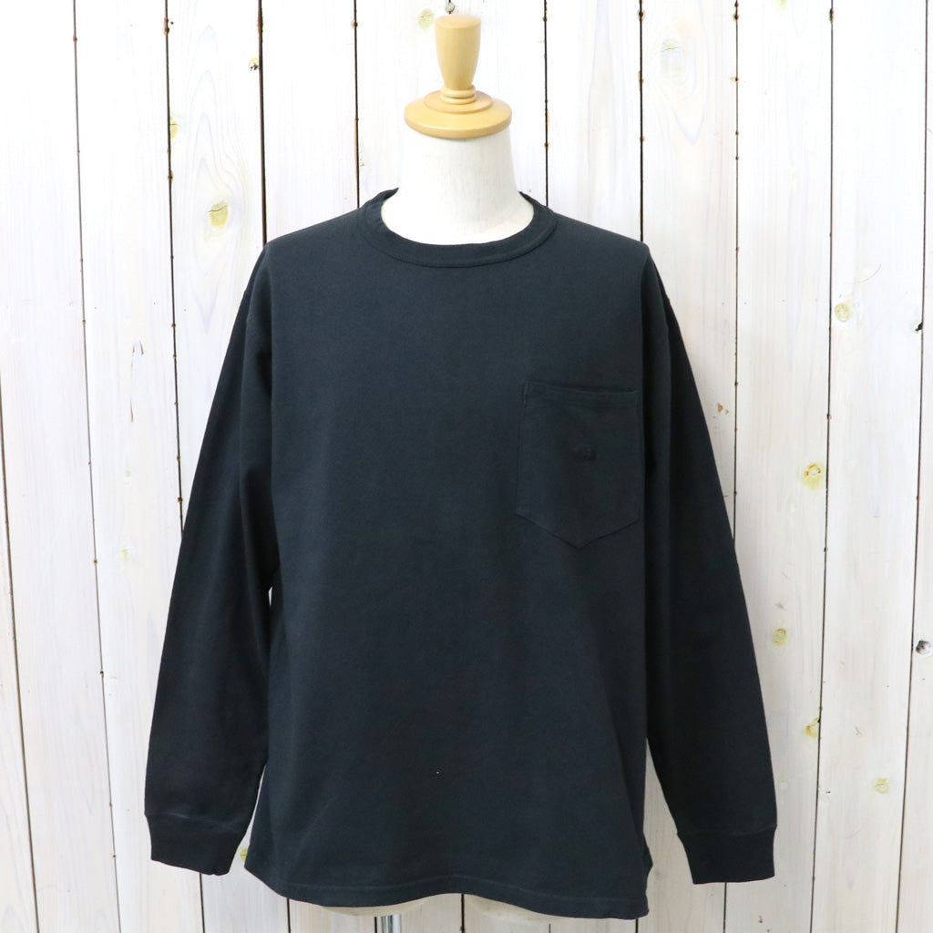 THE NORTH FACE PURPLE LABEL : 8oz Field Long Sleeve Pocket Tee (Black)