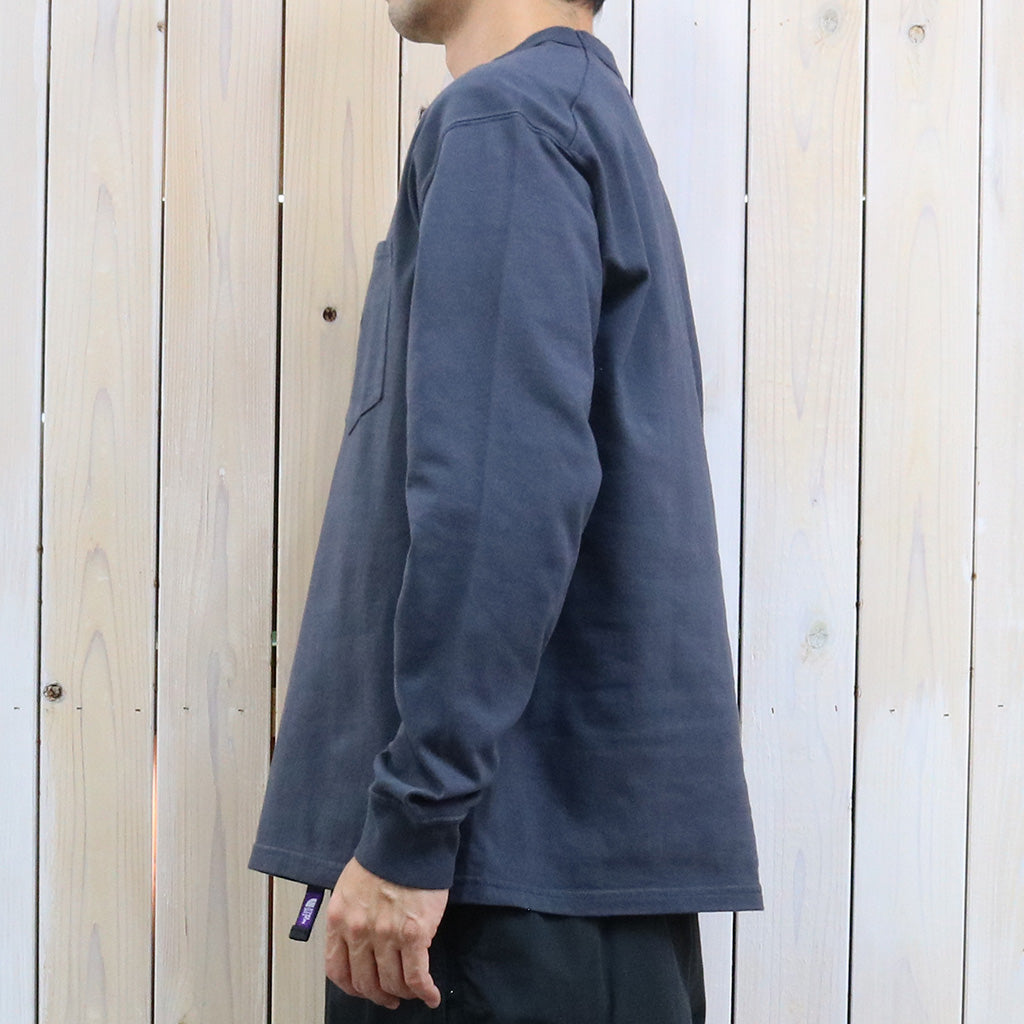THE NORTH FACE PURPLE LABEL : 8oz Field Long Sleeve Pocket Tee (Asphalt Gray)
