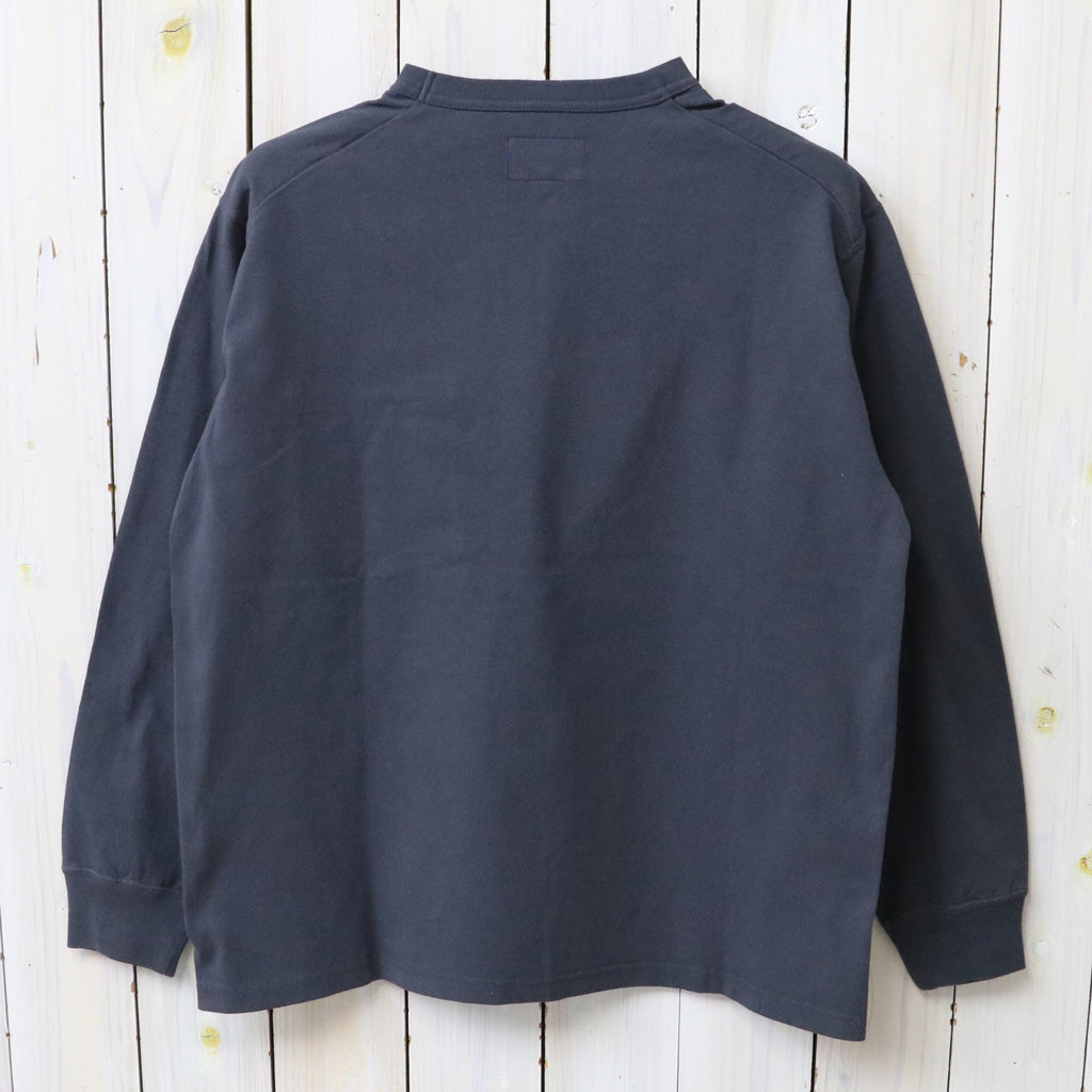 THE NORTH FACE PURPLE LABEL : 8oz Field Long Sleeve Pocket Tee (Asphalt Gray)