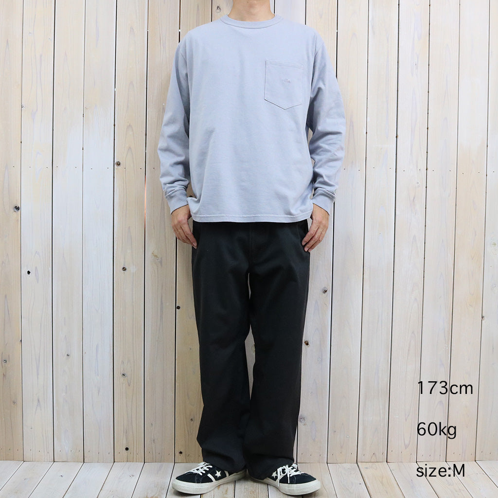 THE NORTH FACE PURPLE LABEL : 8oz Field Long Sleeve Pocket Tee (Light Gray)