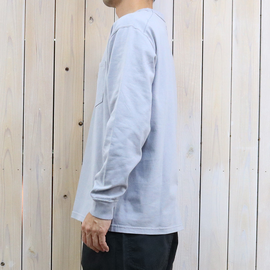 THE NORTH FACE PURPLE LABEL : 8oz Field Long Sleeve Pocket Tee (Light Gray)