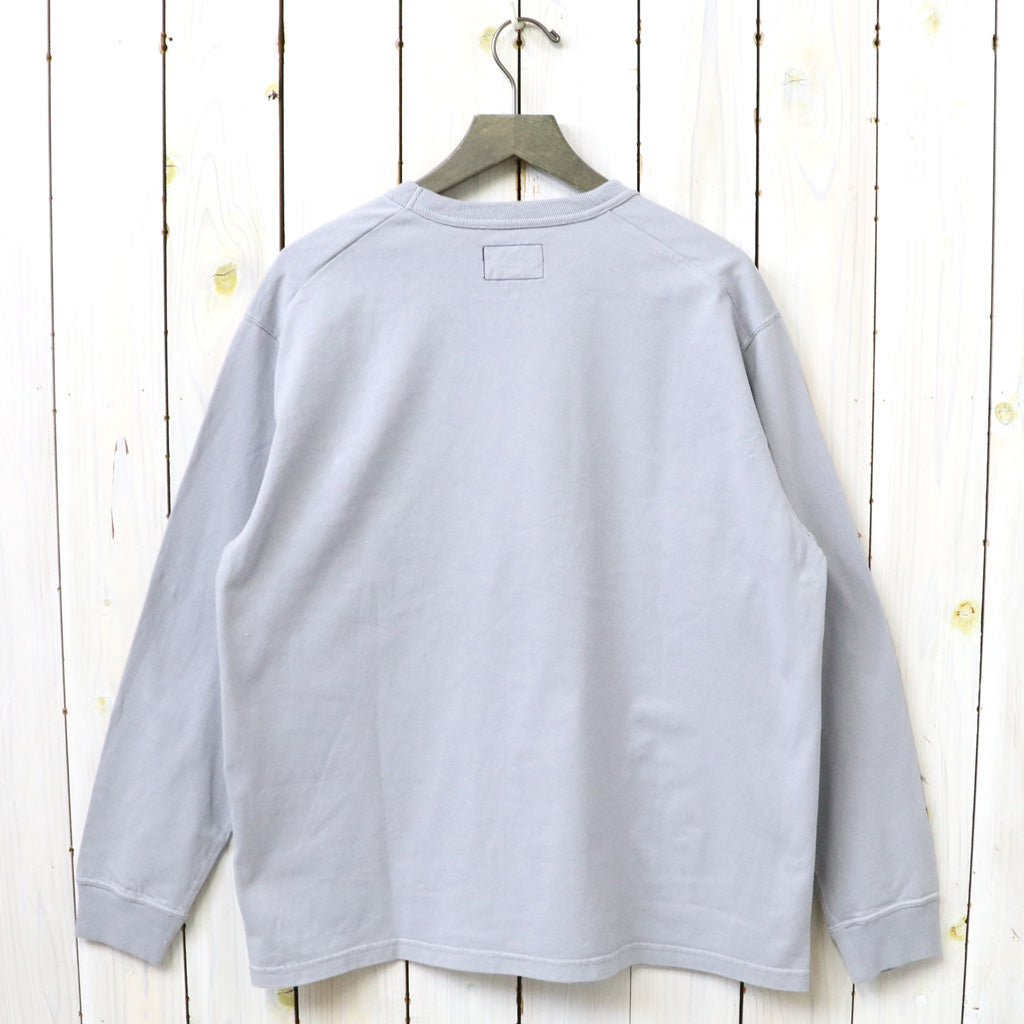 THE NORTH FACE PURPLE LABEL : 8oz Field Long Sleeve Pocket Tee (Light Gray)