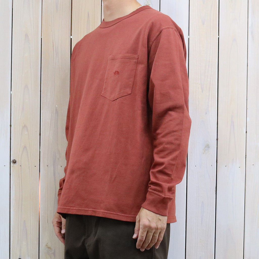 THE NORTH FACE PURPLE LABEL : 8oz Field Long Sleeve Pocket Tee (Rust)