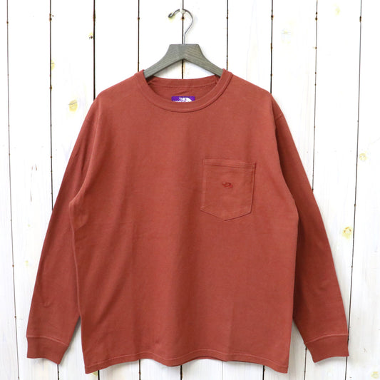 THE NORTH FACE PURPLE LABEL : 8oz Field Long Sleeve Pocket Tee (Rust)