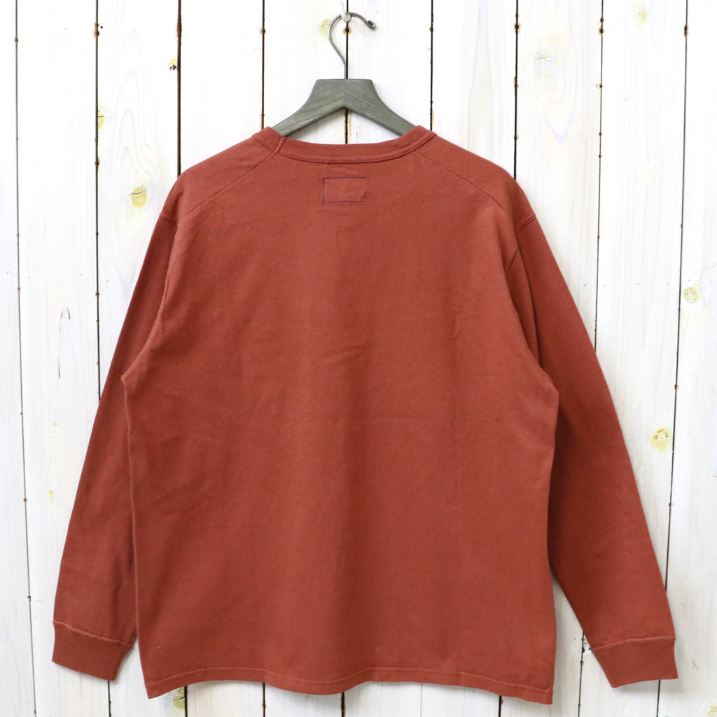 THE NORTH FACE PURPLE LABEL : 8oz Field Long Sleeve Pocket Tee (Rust)