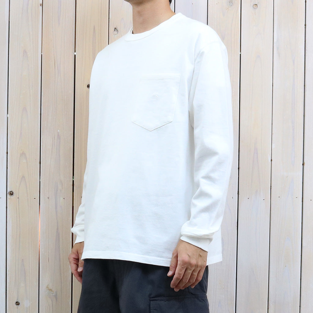 THE NORTH FACE PURPLE LABEL : 8oz Field Long Sleeve Pocket Tee (Off White)