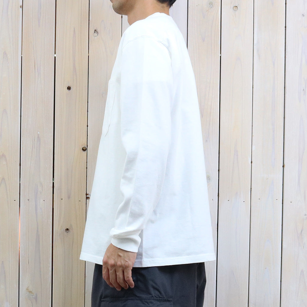 THE NORTH FACE PURPLE LABEL : 8oz Field Long Sleeve Pocket Tee (Off White)