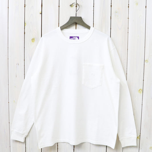 THE NORTH FACE PURPLE LABEL : 8oz Field Long Sleeve Pocket Tee (Off White)