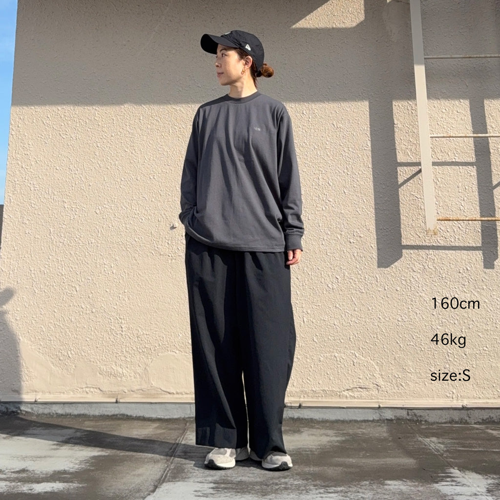 THE NORTH FACE PURPLE LABEL : Field Long Sleeve Tee (Asphalt Gray)