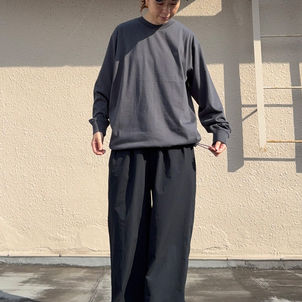 THE NORTH FACE PURPLE LABEL : Field Long Sleeve Tee (Asphalt Gray)