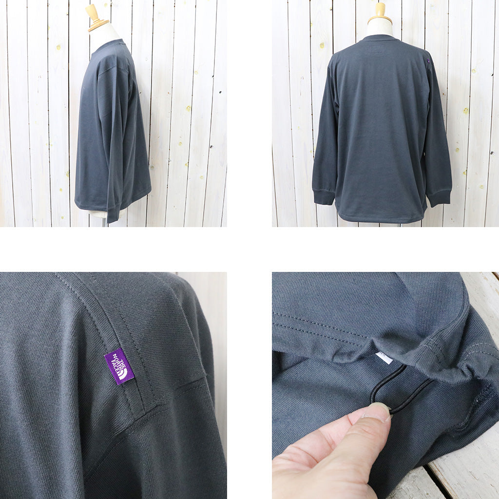 THE NORTH FACE PURPLE LABEL : Field Long Sleeve Tee (Asphalt Gray)