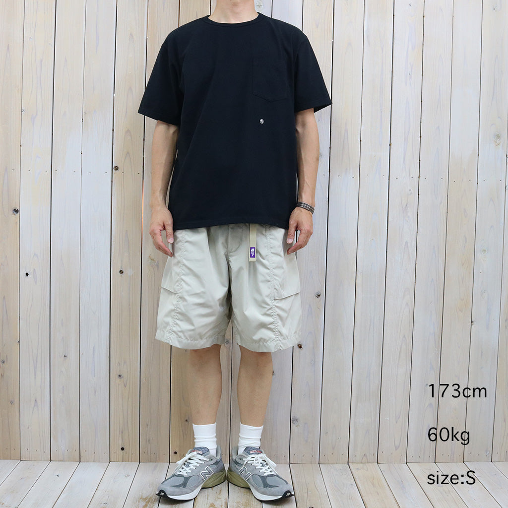 nanamica : COOLMAX Jersey Pocket Tee (Black)