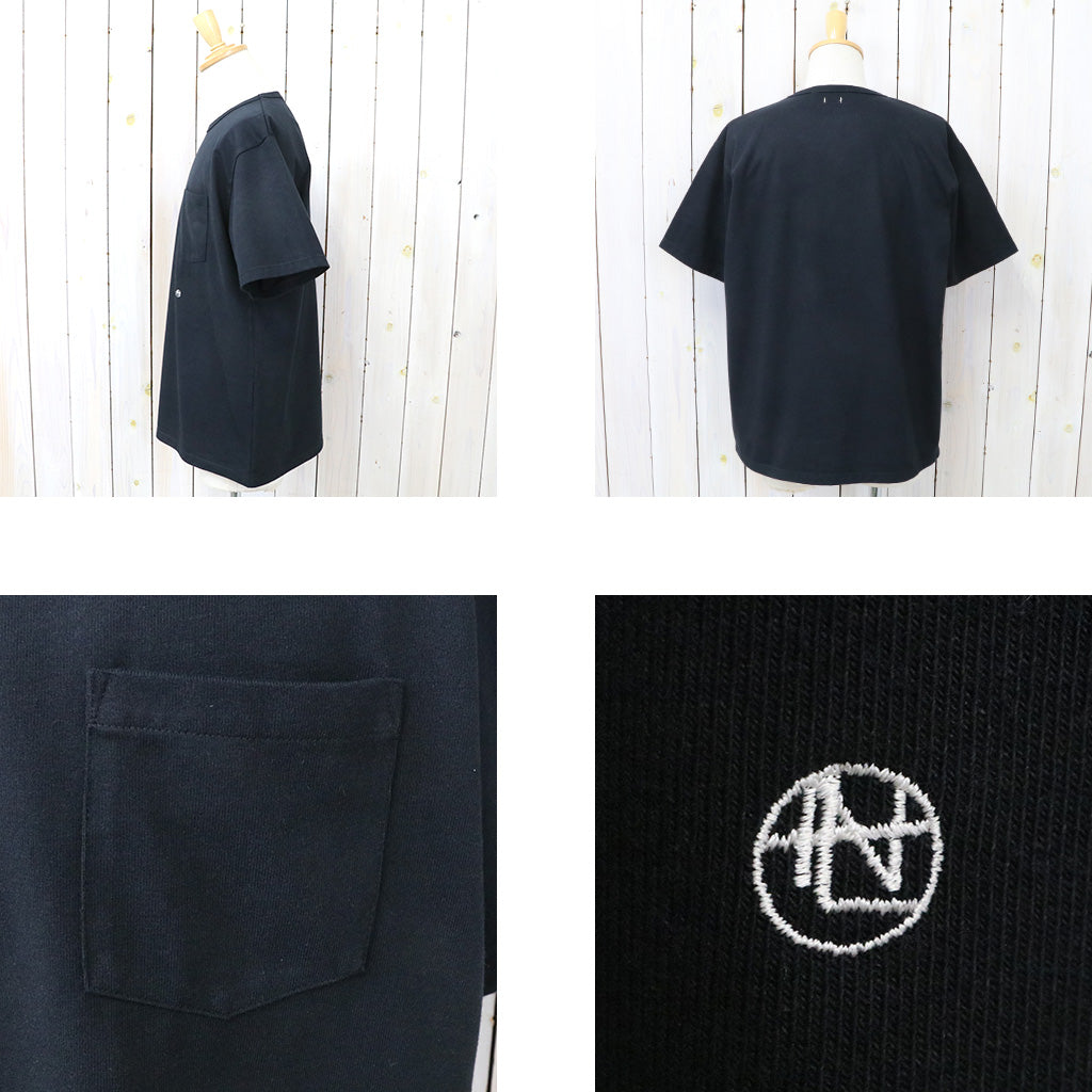 nanamica : COOLMAX Jersey Pocket Tee (Black)