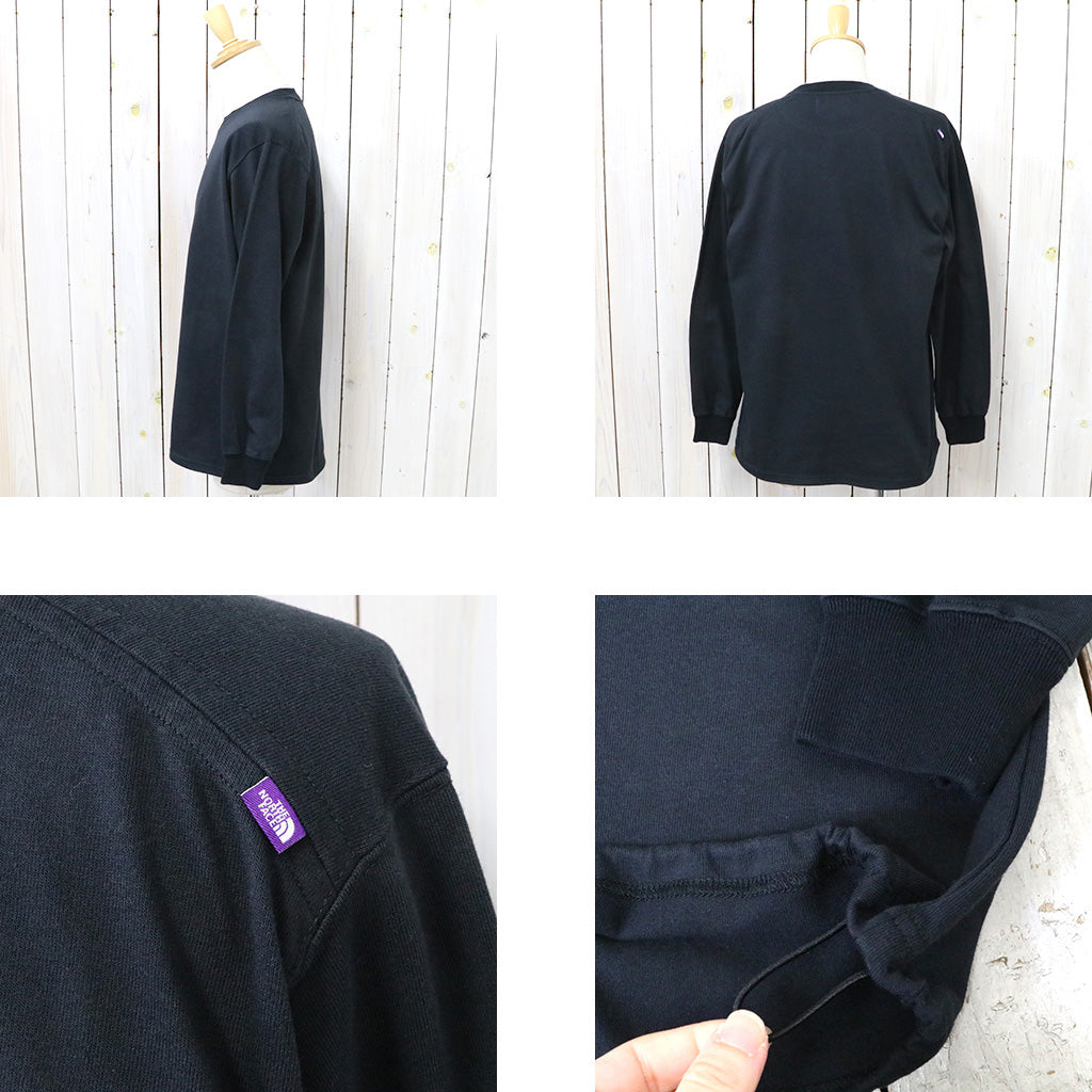 THE NORTH FACE PURPLE LABEL : Field Long Sleeve Tee (Black)