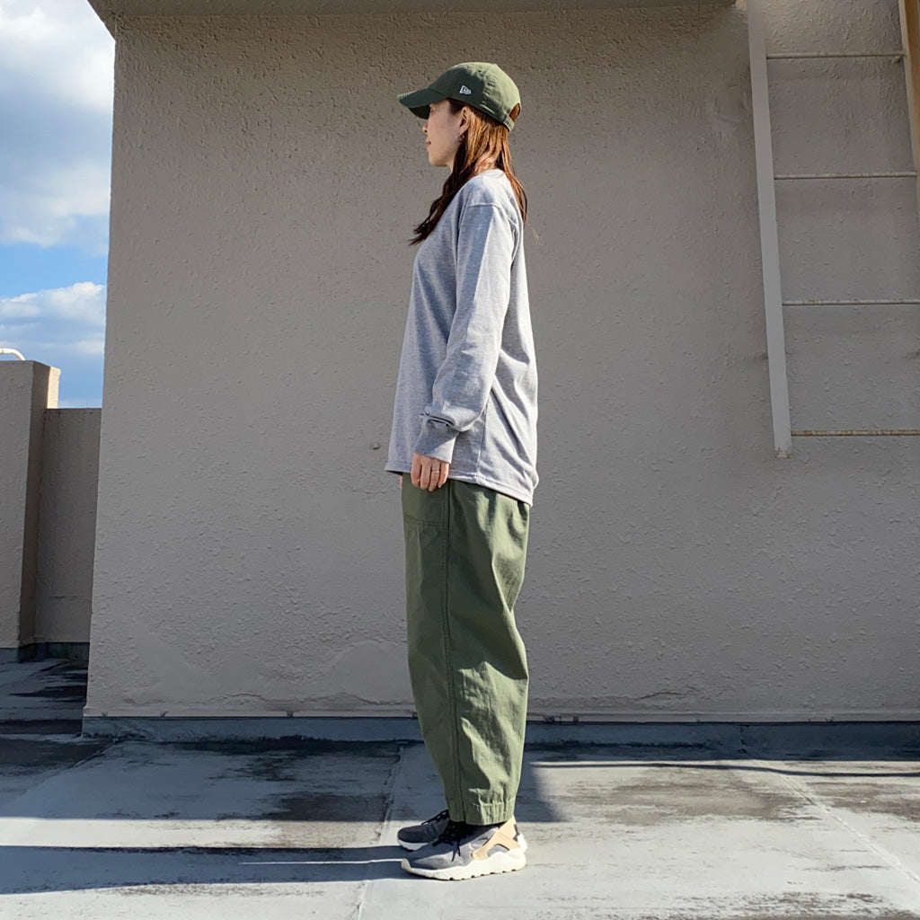 THE NORTH FACE PURPLE LABEL (ザ ノースフェイスパープルレーベル) : Field Long Sleeve Tee (Mix Gray)