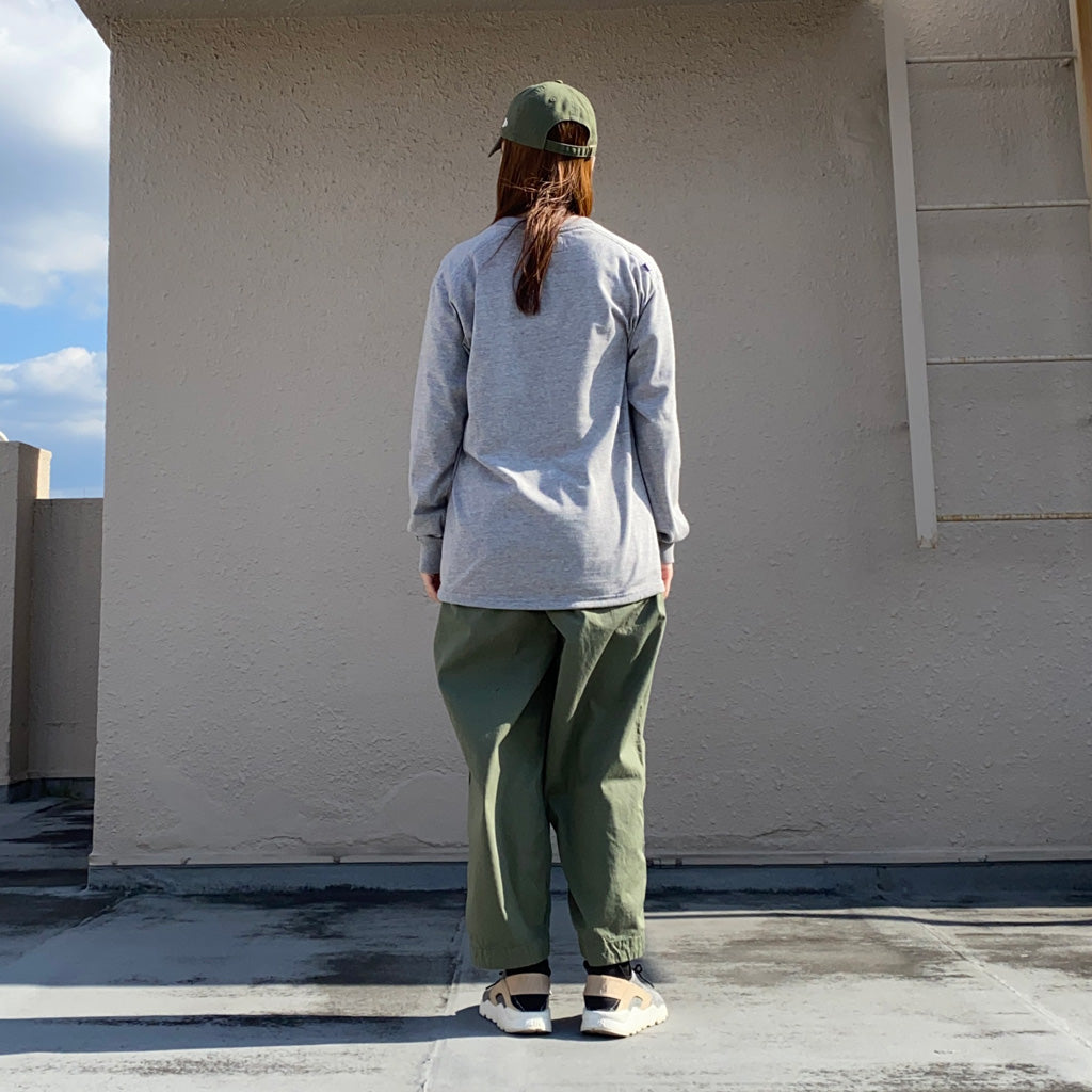 THE NORTH FACE PURPLE LABEL (ザ ノースフェイスパープルレーベル) : Field Long Sleeve Tee (Mix Gray)