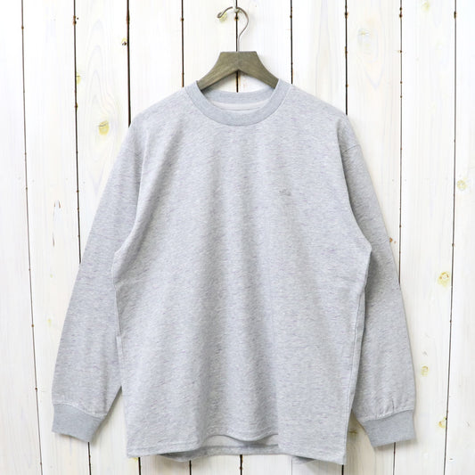 THE NORTH FACE PURPLE LABEL (ザ ノースフェイスパープルレーベル) : Field Long Sleeve Tee (Mix Gray)