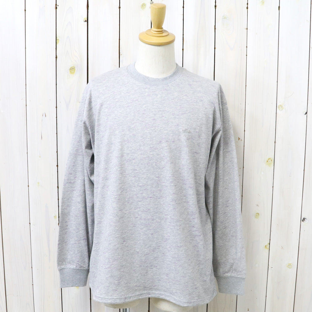 THE NORTH FACE PURPLE LABEL (ザ ノースフェイスパープルレーベル) : Field Long Sleeve Tee (Mix Gray)