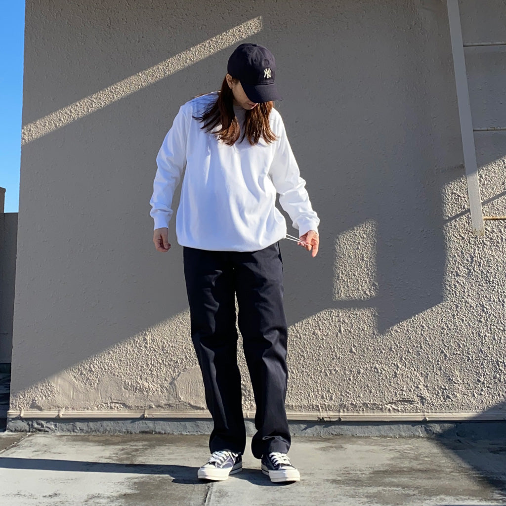 THE NORTH FACE PURPLE LABEL : Field Long Sleeve Tee (White)