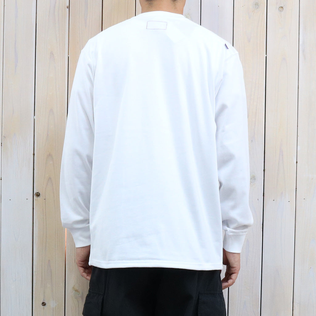 THE NORTH FACE PURPLE LABEL : Field Long Sleeve Tee (White)
