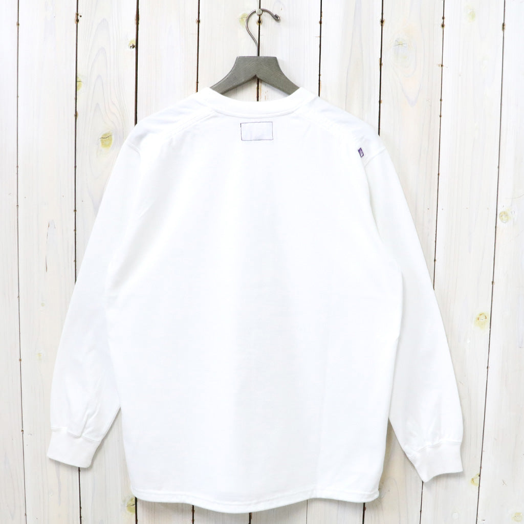 THE NORTH FACE PURPLE LABEL : Field Long Sleeve Tee (White)