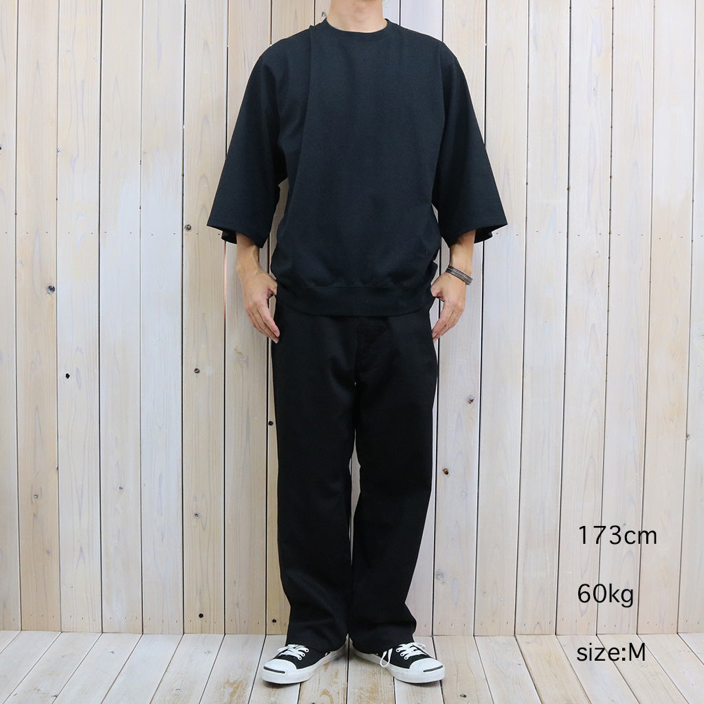 THE NORTH FACE PURPLE LABEL : 9.5oz Field S/S Pullover (Black)