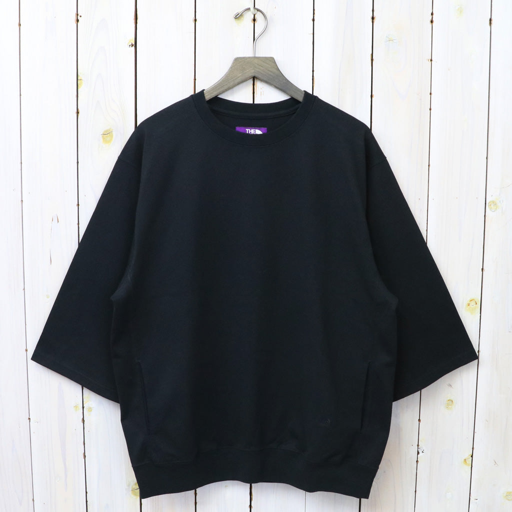 THE NORTH FACE PURPLE LABEL : 9.5oz Field S/S Pullover (Black)