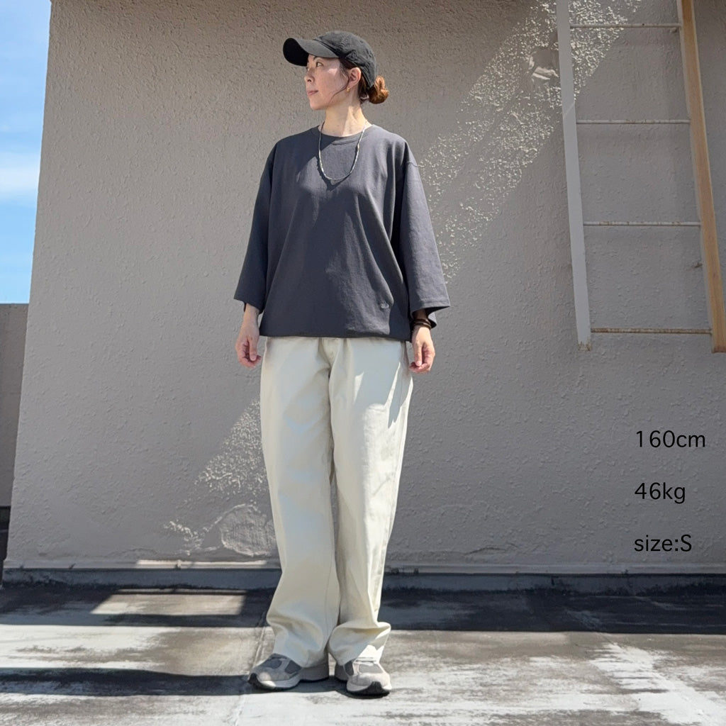 THE NORTH FACE PURPLE LABEL : 9.5oz Field S/S Pullover (Asphalt Gray)