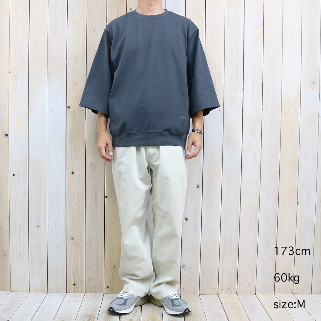 THE NORTH FACE PURPLE LABEL : 9.5oz Field S/S Pullover (Asphalt Gray)