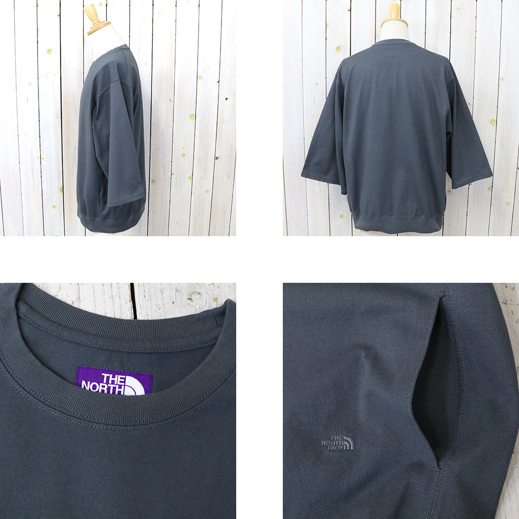 THE NORTH FACE PURPLE LABEL : 9.5oz Field S/S Pullover (Asphalt Gray)
