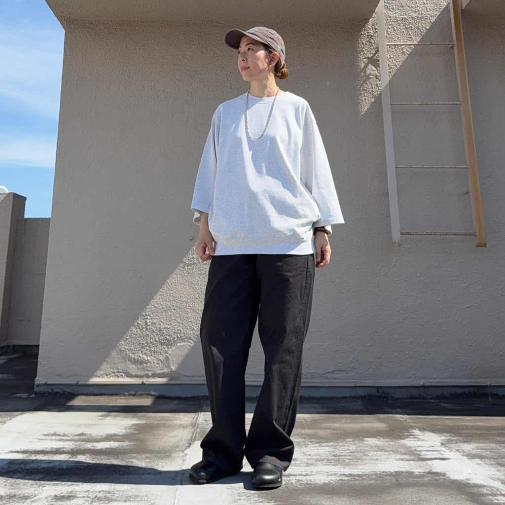 THE NORTH FACE PURPLE LABEL : 9.5oz Field S/S Pullover (Stone)