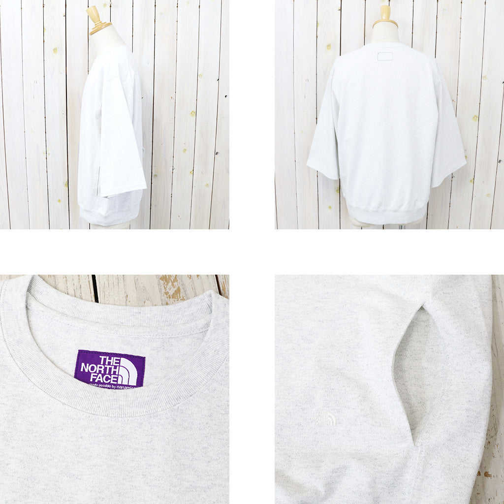 【SALE40%OFF】THE NORTH FACE PURPLE LABEL : 9.5oz Field S/S Pullover (Stone)
