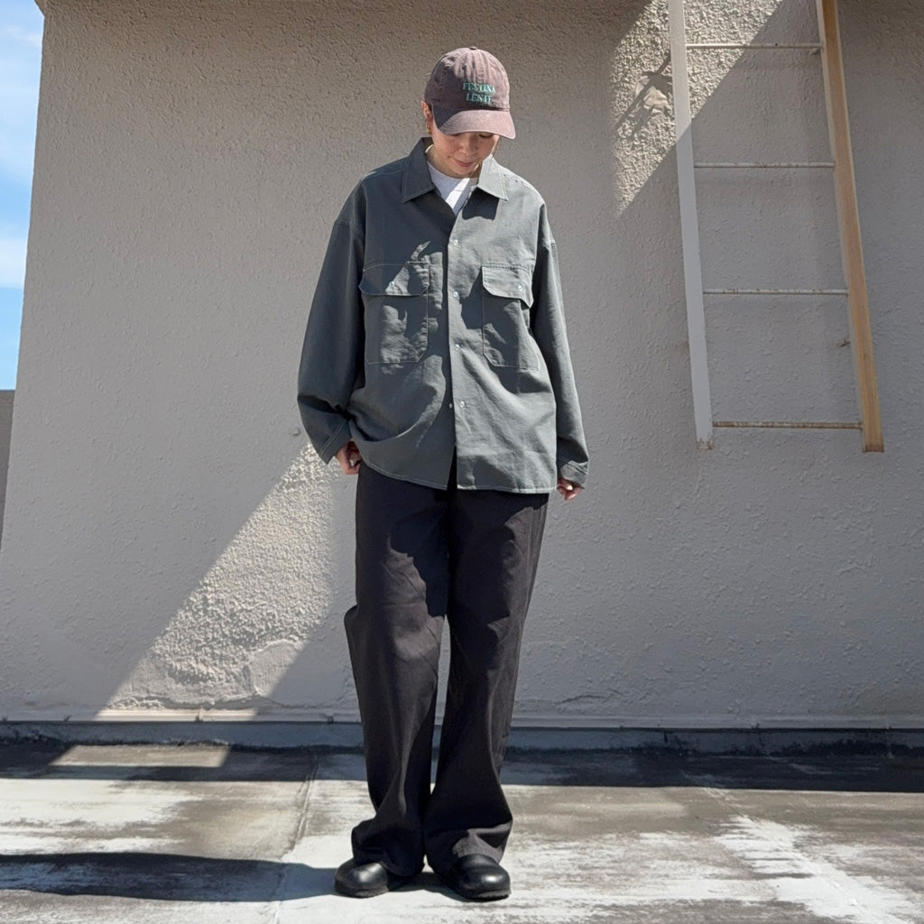 THE NORTH FACE PURPLE LABEL : Field Work Shirt (Asphalt Gray)