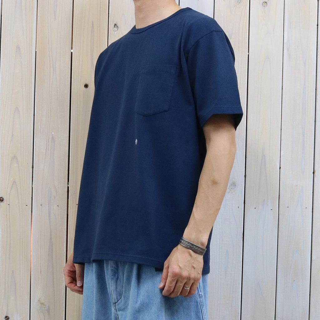 nanamica : COOLMAX Jersey Pocket Tee (Navy)
