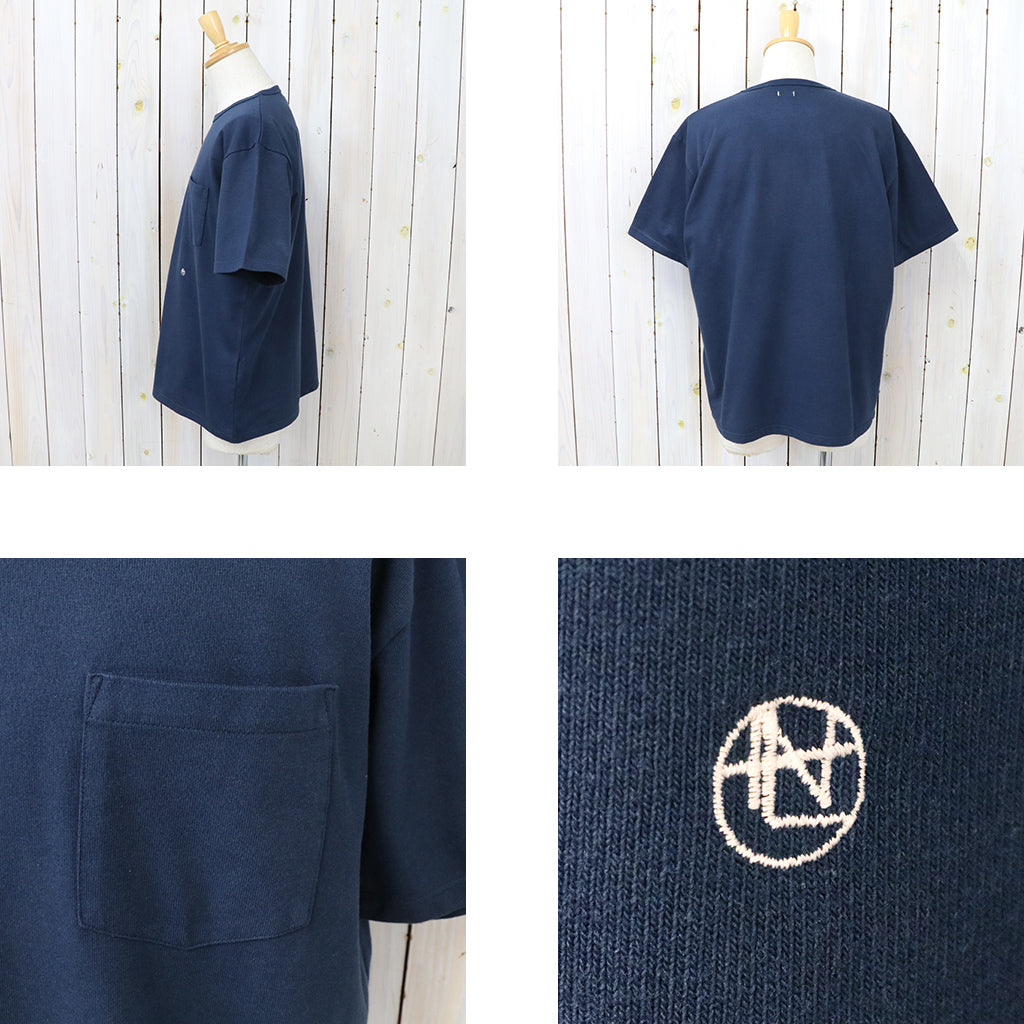 nanamica : COOLMAX Jersey Pocket Tee (Navy)