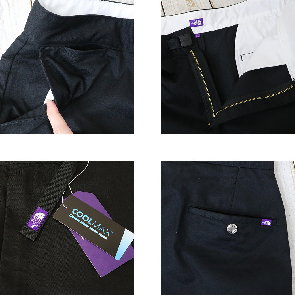 THE NORTH FACE PURPLE LABEL : COOLMAX Chino Field Work Pants (Balck)
