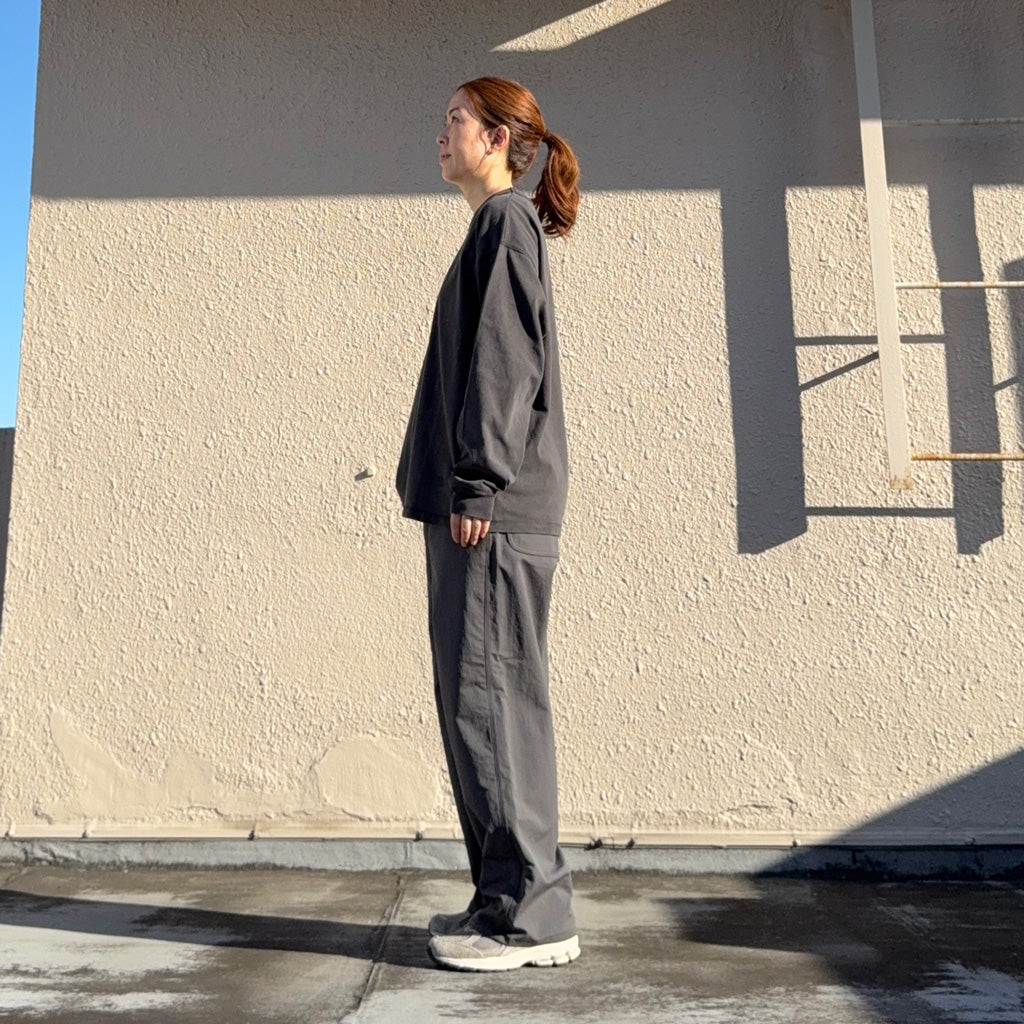 THE NORTH FACE PURPLE LABEL : Faded Field Long Sleeve Tee (Black)