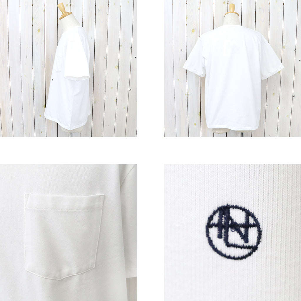 nanamica : COOLMAX Jersey Pocket Tee (White)