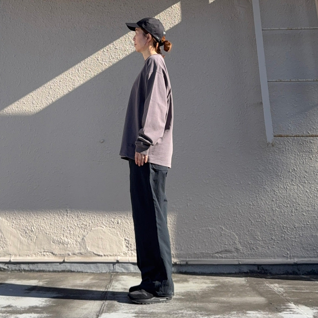 THE NORTH FACE PURPLE LABEL : Faded Field Long Sleeve Tee (Asphalt Gray)