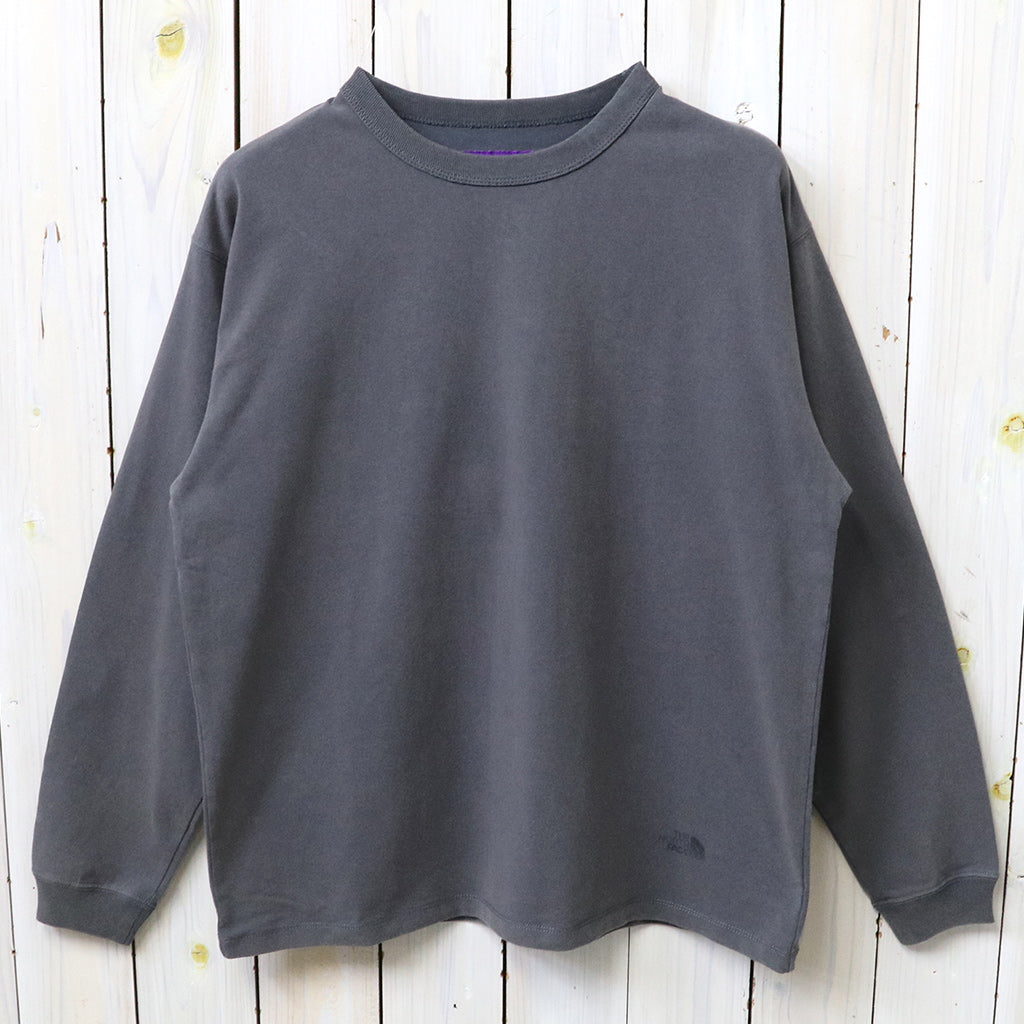 THE NORTH FACE PURPLE LABEL : Faded Field Long Sleeve Tee (Asphalt Gray)