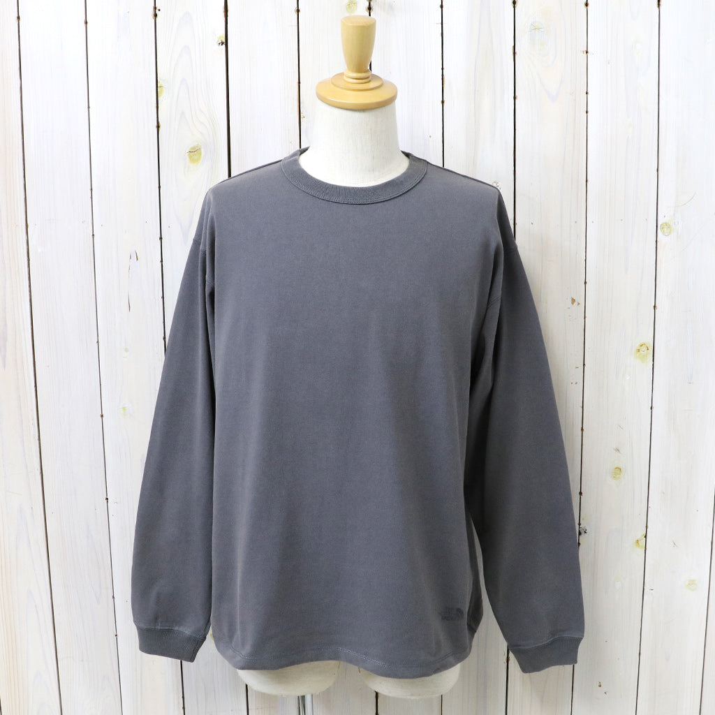 【SALE40%OFF】THE NORTH FACE PURPLE LABEL : Faded Field Long Sleeve Tee (Asphalt Gray)