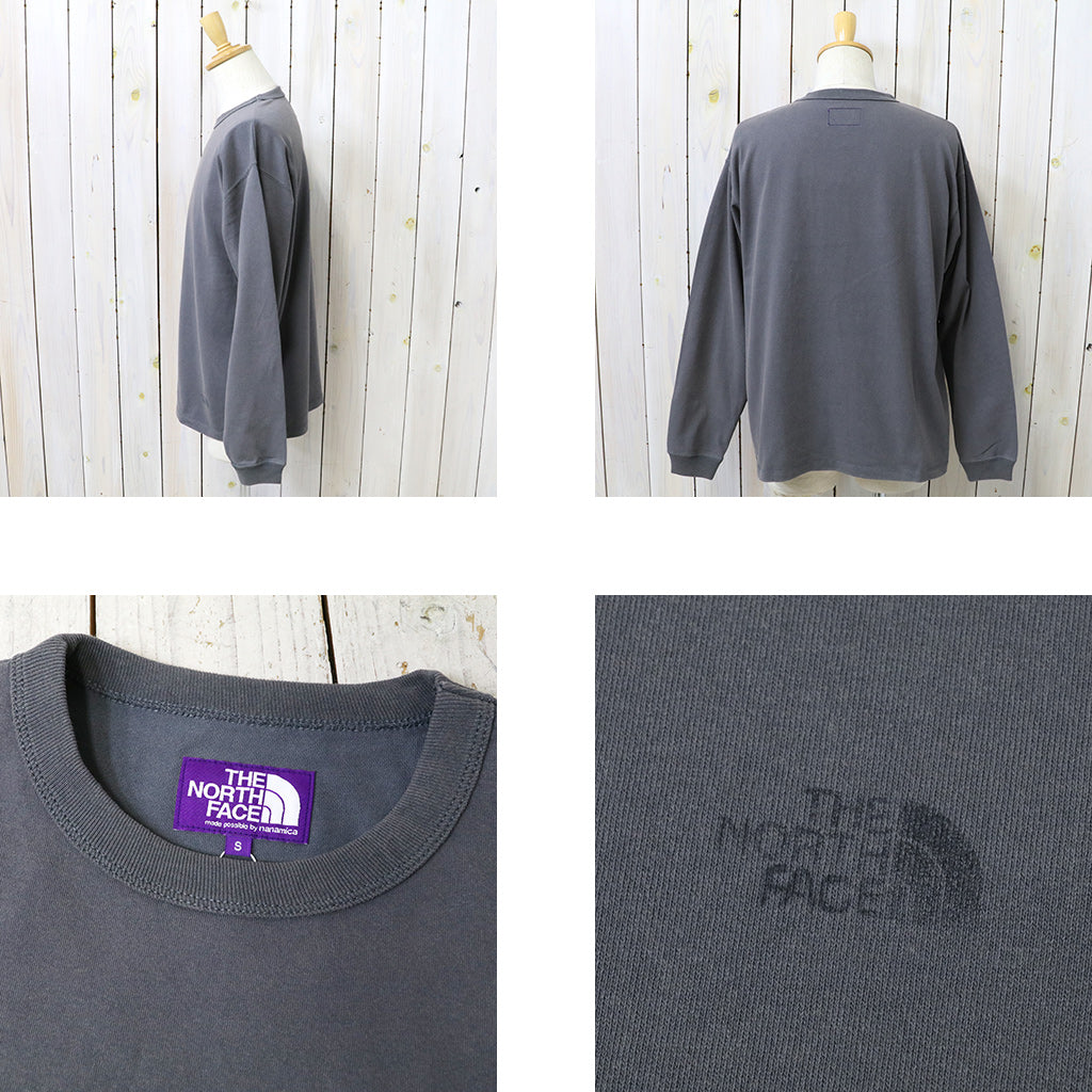 【SALE40%OFF】THE NORTH FACE PURPLE LABEL : Faded Field Long Sleeve Tee (Asphalt Gray)