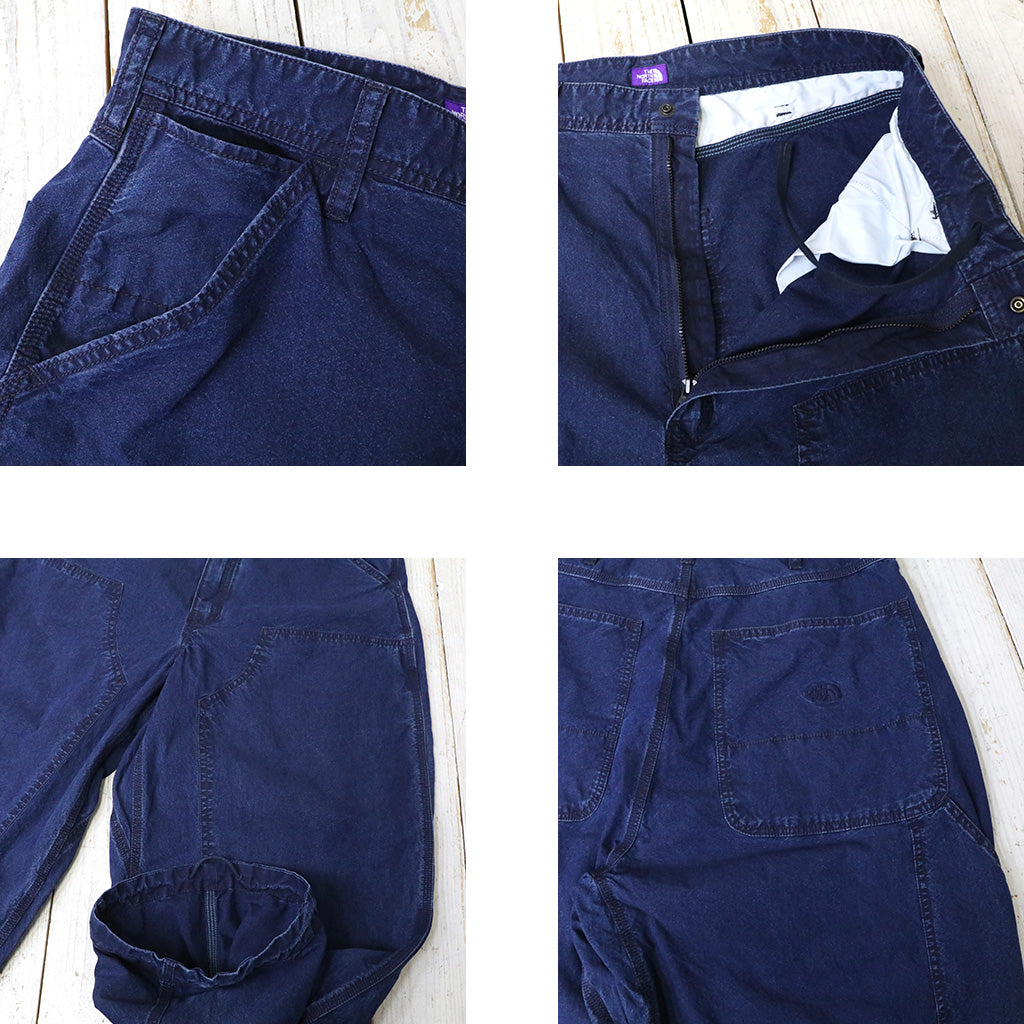 THE NORTH FACE PURPLE LABEL : Cotton Nylon Weather Field Double Knee Pants (Indigo)