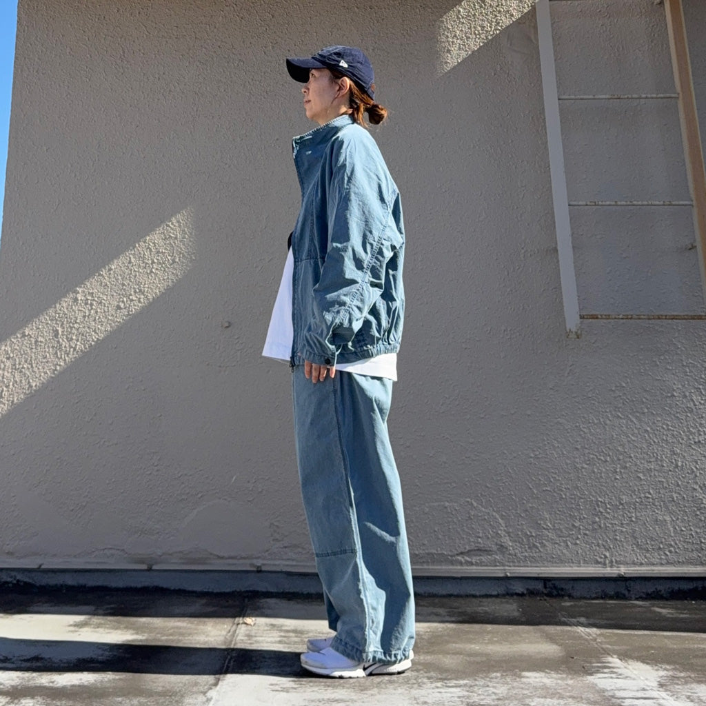 THE NORTH FACE PURPLE LABEL : Cotton Nylon Weather Field Double Knee Pants (Indigo Bleach)