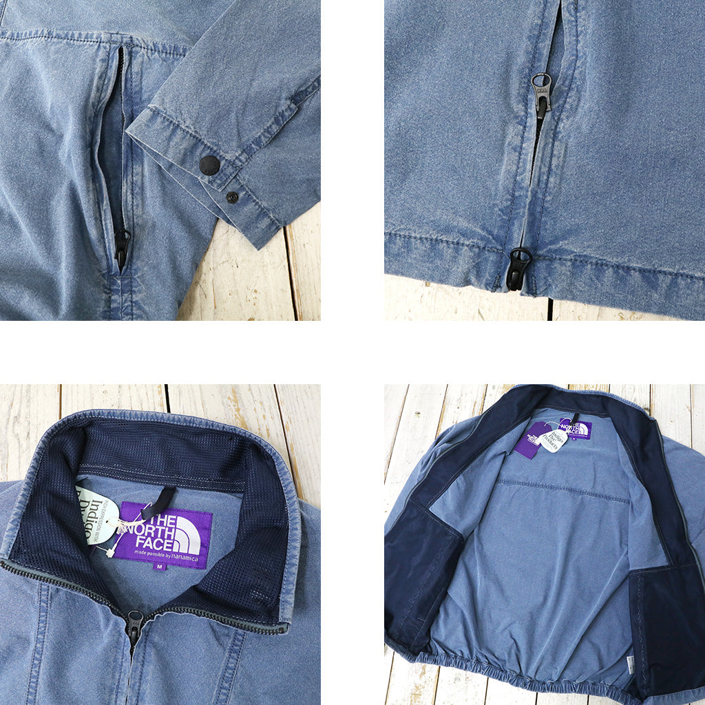 THE NORTH FACE PURPLE LABEL : Cotton Nylon Weather Field Jacket (Indigo Bleach)
